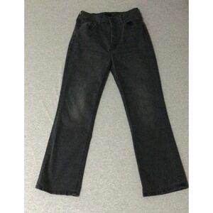 Mother Pocket Wide Leg Jeans black Size 28